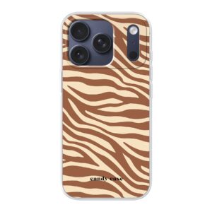 Candy Case Chestnut Zebra Soft Case iPhone Telefoonhoesje
