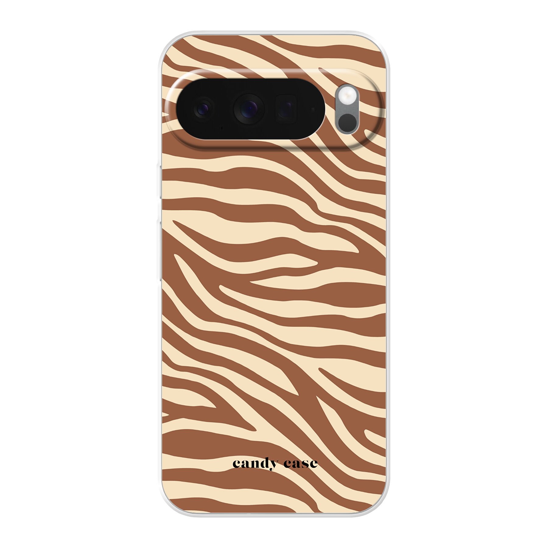 Candy Case Chestnut Zebra Soft Case Google Telefoonhoesje