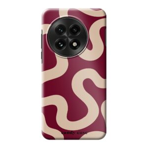 Candy Burgundy Swirl Tough Case OnePlus Telefoonhoesje