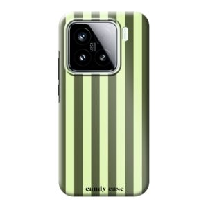 Candy Matcha Stripes Tough Case Xiaomi telefoonhoesje