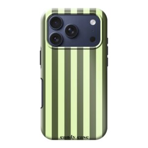 Candy Matcha Stripes Tough Case Magsafe telefoonhoesje