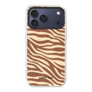 Candy Chestnut Zebra Magsafe iPhone Telefoonhoesje