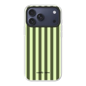 Candy Matcha Stripes Hybrid iPhone telefoonhoesje