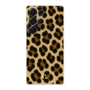 Candy Leopard Brown Soft Case Samung Telefoonhoesje