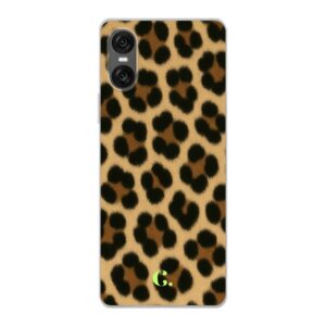 Candy Leopard Brown Soft Case Sony Telefoonhoesje