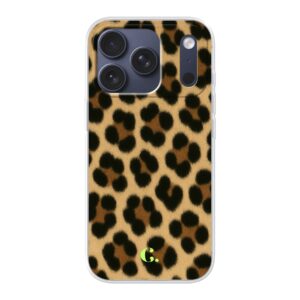 Candy Leopard Brown Soft Case iPhone Telefoonhoesje