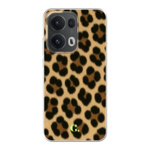 Candy Leopard Brown Soft Case Oppo Telefoonhoesje