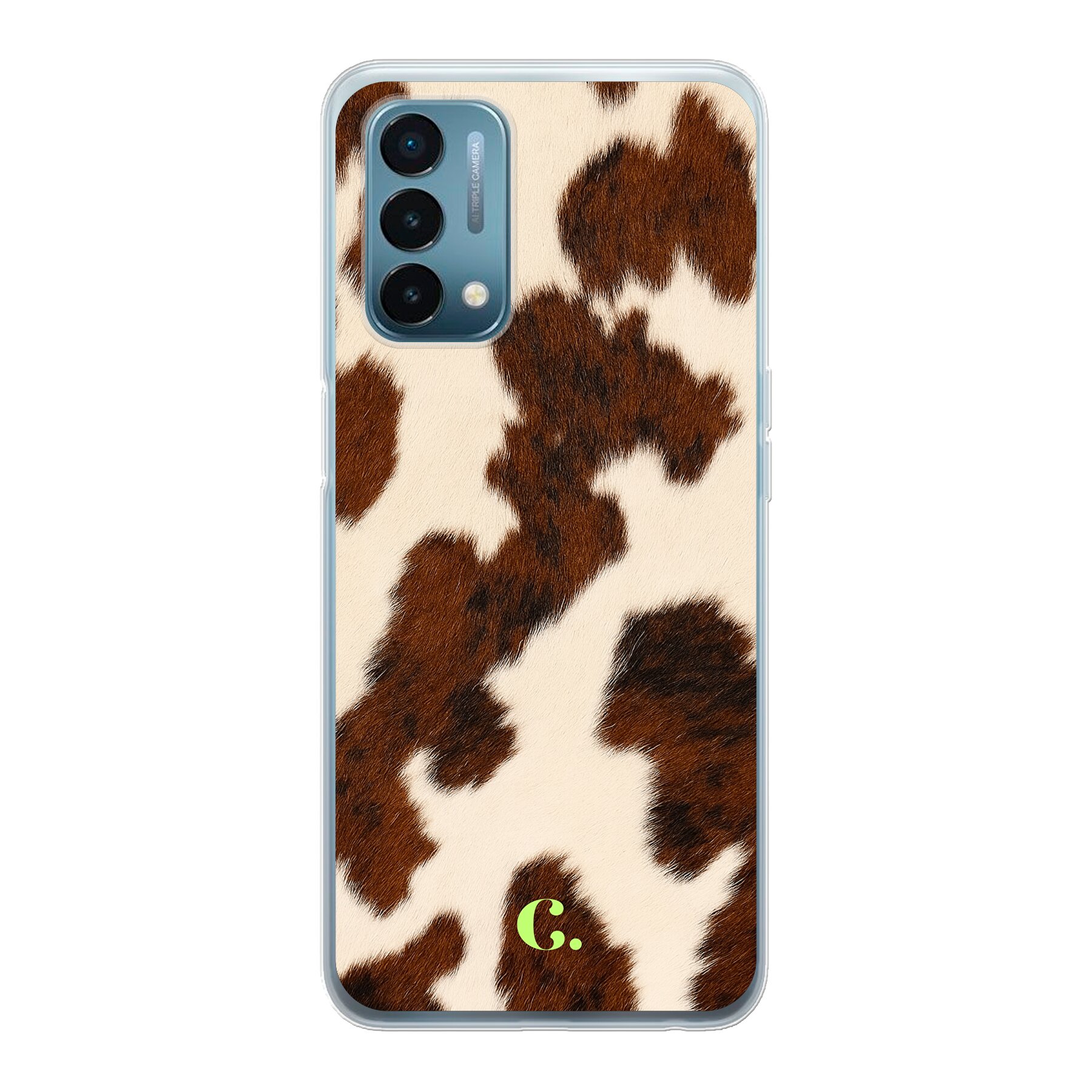 Candy Cow Brown Soft Case OnePlus telefoonhoesje