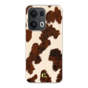 Candy Cow Brown Soft Case Oppo telefoonhoesje