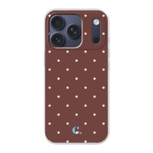 Candy Dot Espresso Soft Case iPhone telefoonhoesje