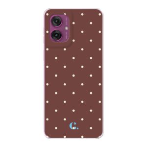 Candy Dot Espresso Soft Case Motorola telefoonhoesje