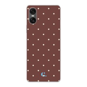 Candy Dot Espresso Soft Case Sony telefoonhoesje