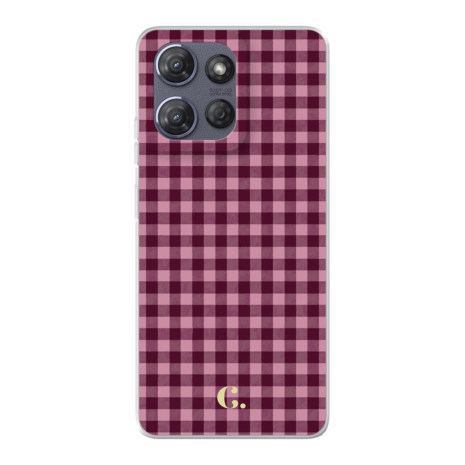 Candy Checked Pink Soft Case Xiaomi Telefoonhoesje
