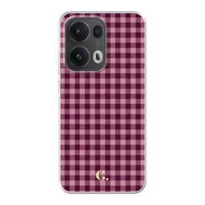 Candy Checked Pink Soft Case Oppo Telefoonhoesje