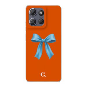 Candy Bow Orange Blue Soft case Xiaomi telefoonhoesje