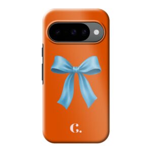 Candy Bow Orange Blue Tough case Google telefoonhoesje
