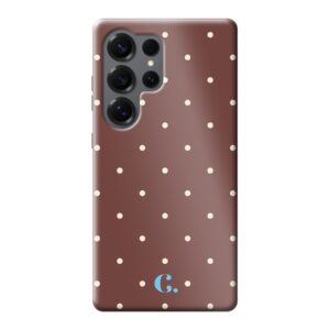 Candy Dot Espresso Tough Case Samsung telefoonhoesje