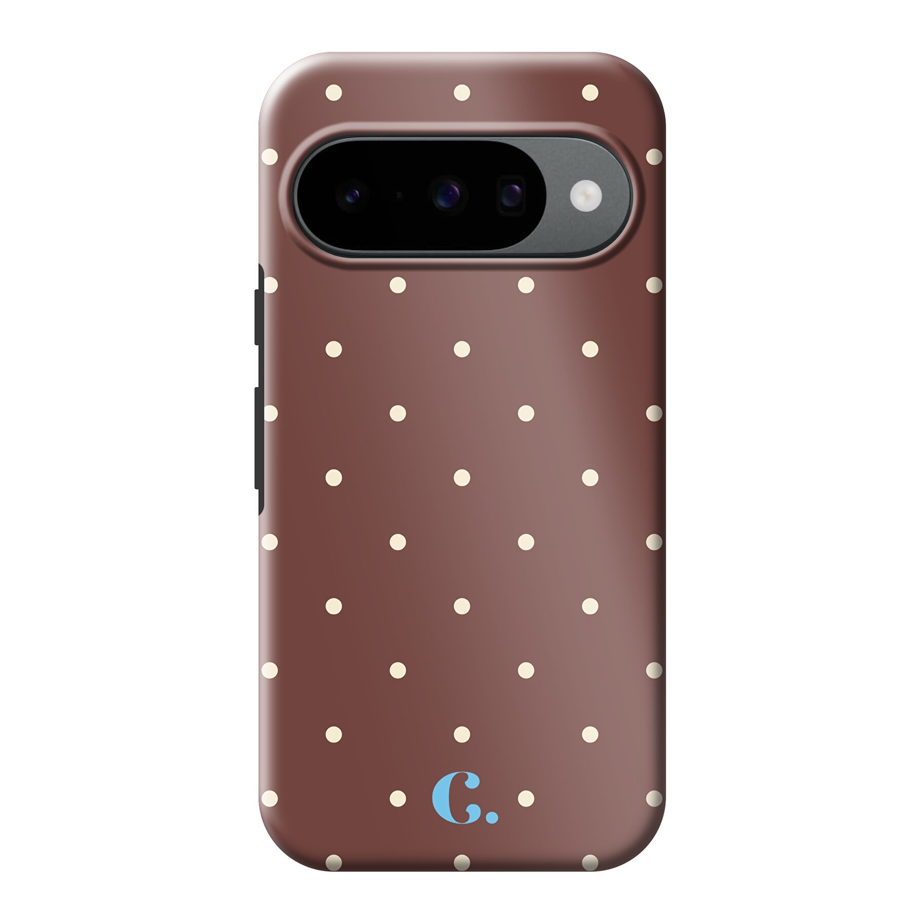 Candy Dot Espresso Tough Case Google telefoonhoesje