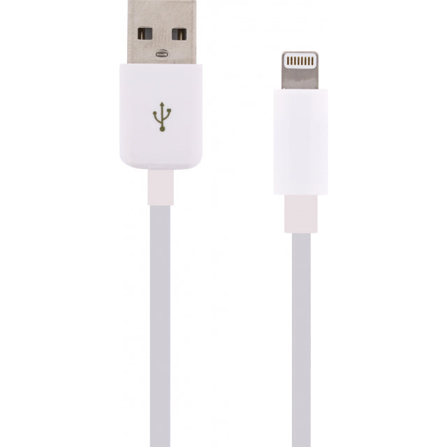 Mobilize Fast Charge/Sync kabel Apple Lightning 1m. White