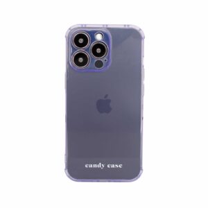Candy Clear Pro Purple iPhone hoesje