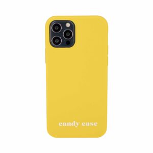 Candy basic Yellow iPhone hoesje