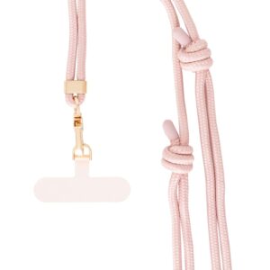 Candy telefoonkoord deluxe Licht roze