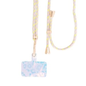 Candy telefoonkoord multicolor geel