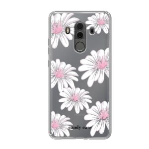 Candy Flower White pink Soft Case Huawei Mate 10 Pro