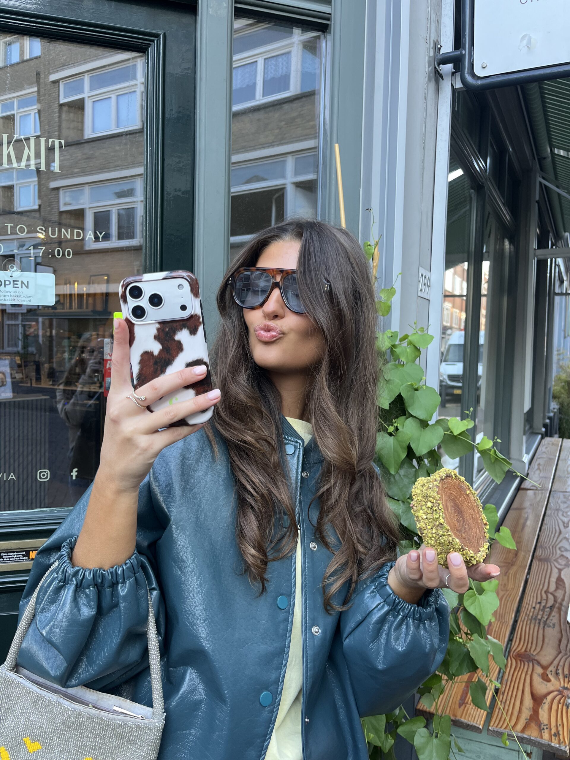 Candy Cow Brown Crossbody Case Samsung telefoonhoesje - Afbeelding 2