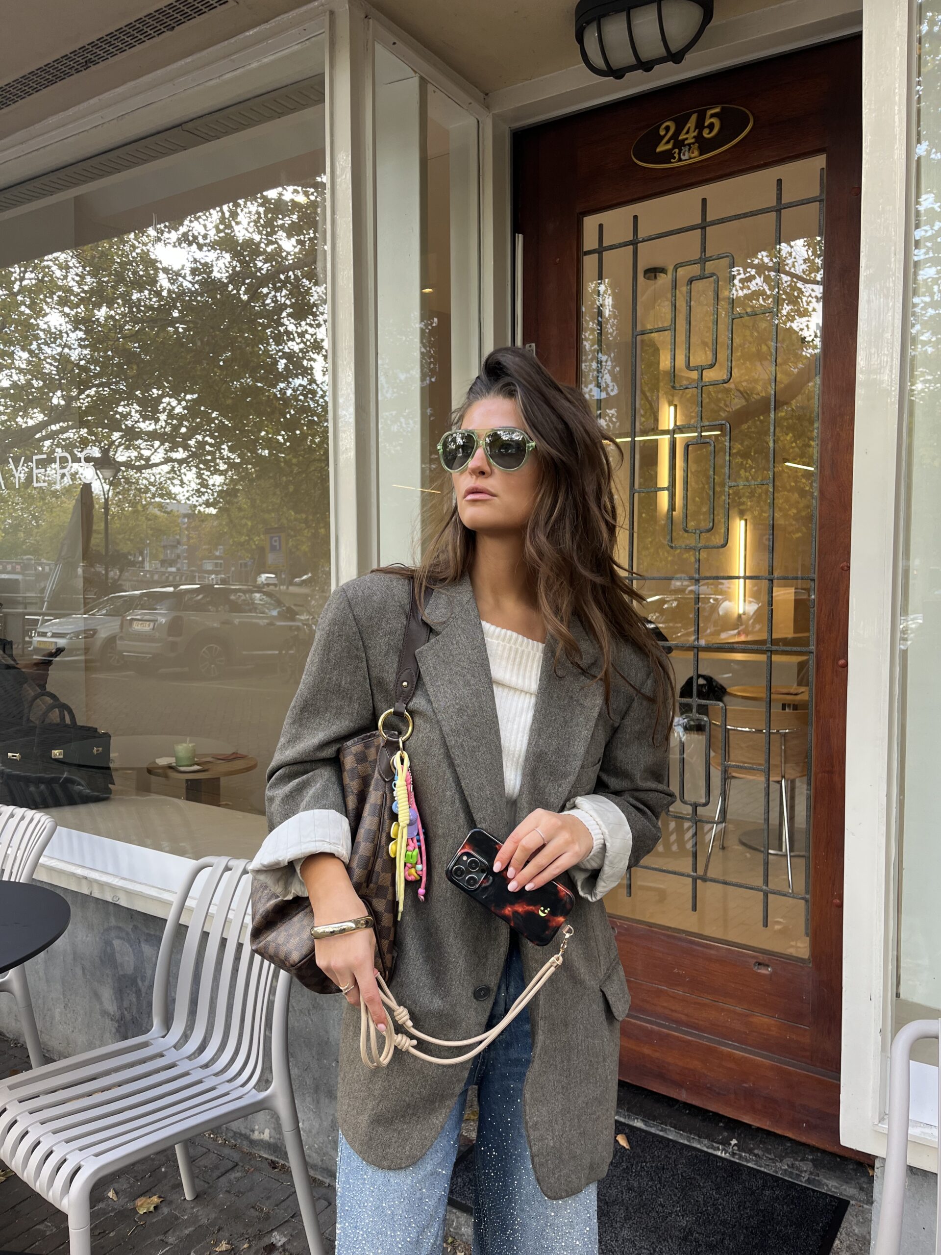 Candy Turtoise Brown Crossbody Case Samsung Telefoonhoesje - Afbeelding 4