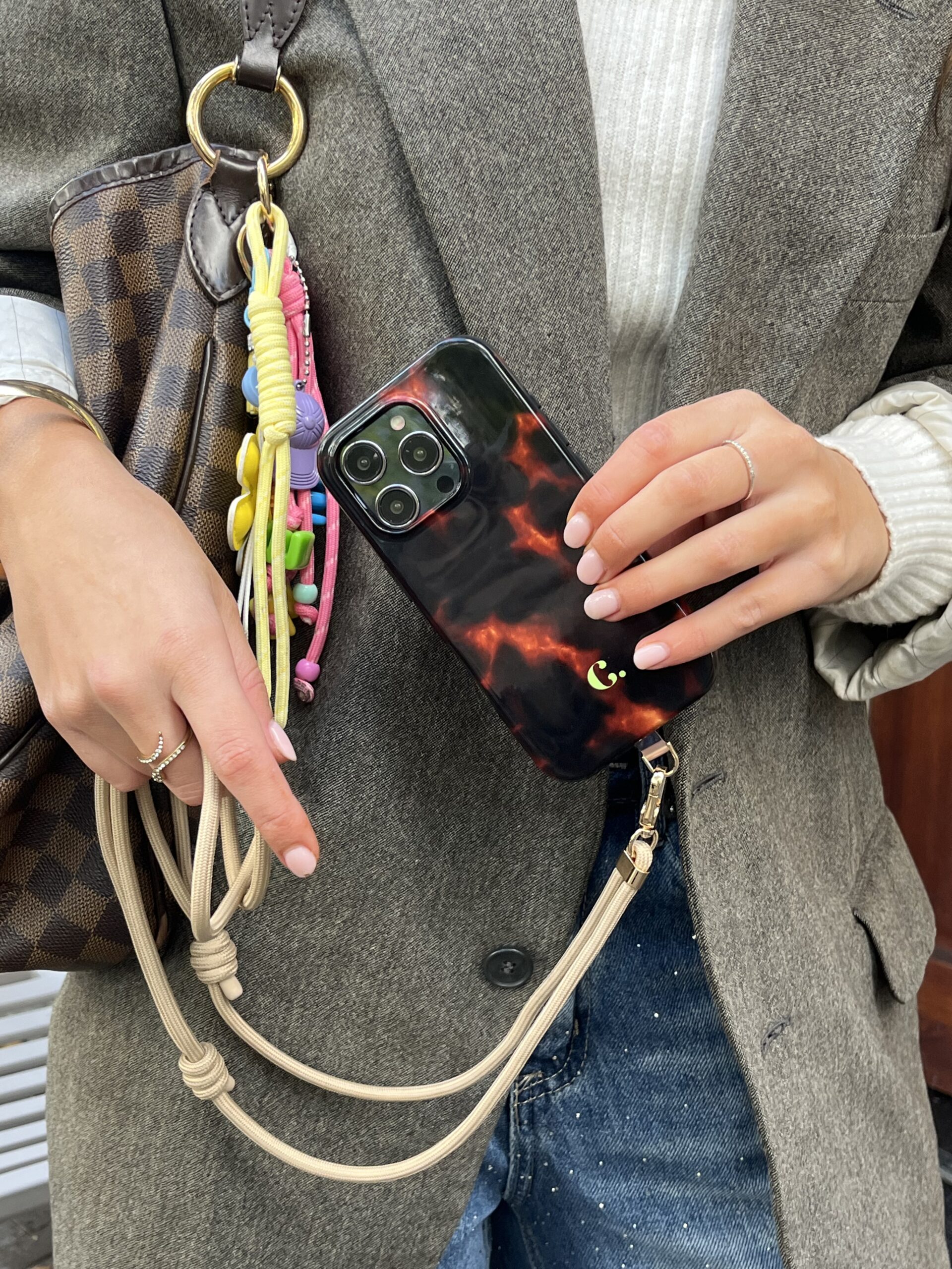 Candy Turtoise Brown Crossbody Case Samsung Telefoonhoesje - Afbeelding 2