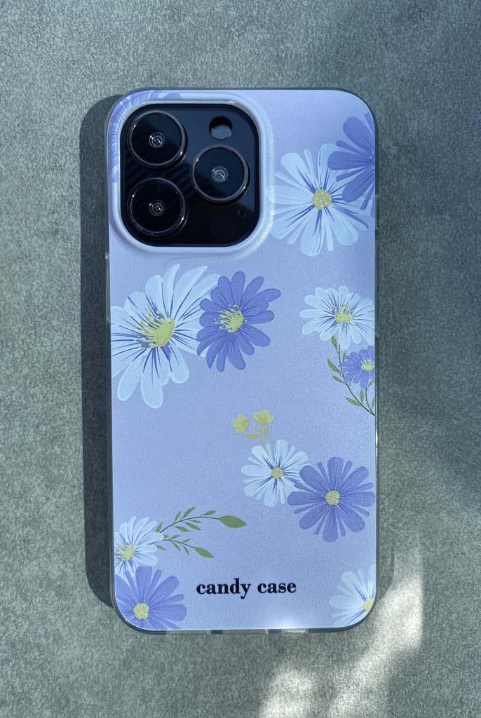 Candy flower purple iPhone soft telefoonhoesje - Afbeelding 3