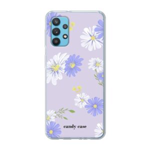 Candy Flower Purple soft Case A32 4G