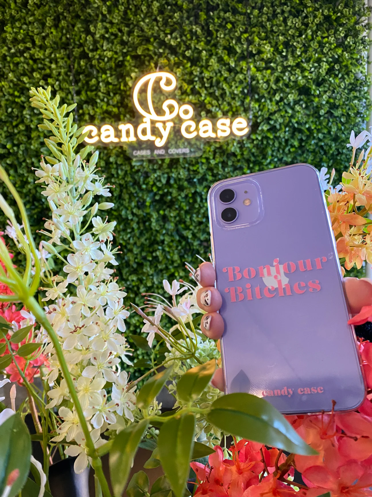 Candy Quote Pink Soft iPhone telefoonhoesje - Afbeelding 2