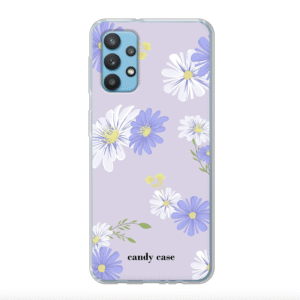 Candy Flower Purple soft Case Samsung Galaxy S22 | Stock Sale