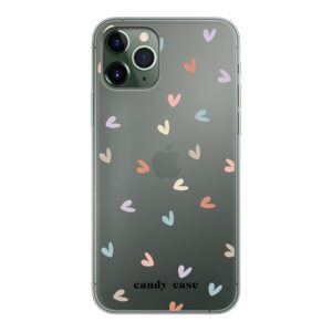 Candy Valentine hearts iPhone 11 pro soft Telefoonhoesje/ stock sale
