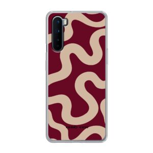 Candy Case Burgundy Swirl Soft Case Oneplus Nord Telefoonhoesje/ stock sale