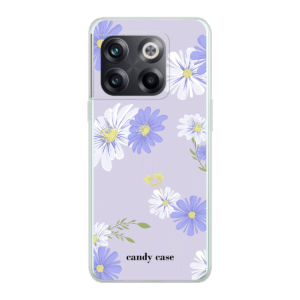 Candy flower purple One plus One plus 10 T Soft telefoonhoesje/ stock sale