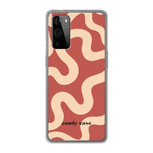 Candy swirl Red soft case One plus 9 telefoonhoesje/ stock sale