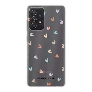 Candy Valentine hearts Samsung Galaxy A52 soft Telefoonhoesje/ stock sale