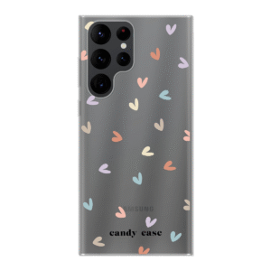 Candy Valentine hearts Samsung Galaxy S22 ultra soft Telefoonhoesje/ stock sale