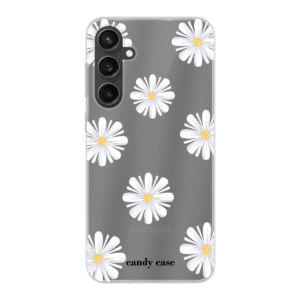 Candy flower white Samsung Galaxy S23 soft telefoon/ stock salehoesje