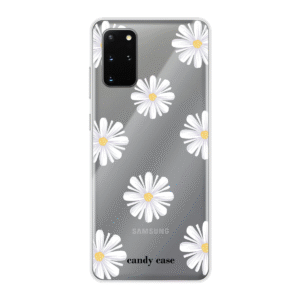 Candy flower white Samsung S20 ultra soft telefoonhoesje/ stock sale