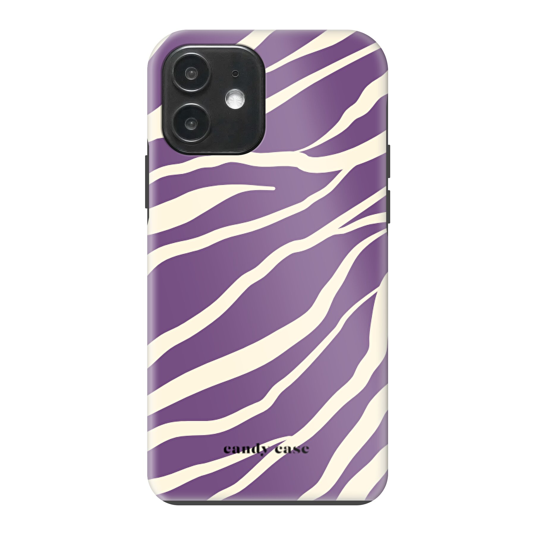 Candy Zebra Violet Limited Editon Tough iPhone 12 Telefoonhoesje/ stock sale