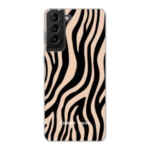 Candy zebra beige soft case Samsung galaxy S21 5G telefoonhoesje/ stock sale