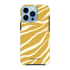 Candy Zebra Mosterd Limited Editon Hard Case iPhone XS Telefoonhoesje | Stock Sale