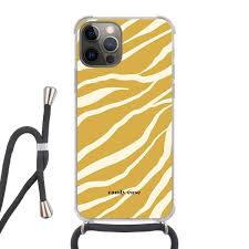 Candy Zebra Mosterd Limited Editon Crossbody iPhone 13 Mini Telefoonhoesje | Stock Sale