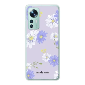 Candy flower purple Xiaomi 12T Pro Soft telefoonhoesje | Stock Sale