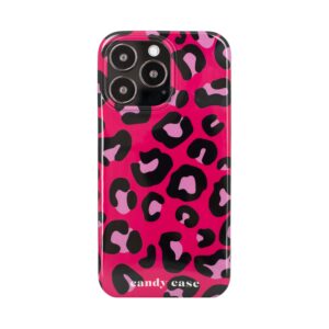 Candy Leopard Pink iPhone hoesje