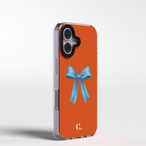 Candy Bow Orange Blue Magsafe case iPhone telefoonhoesje